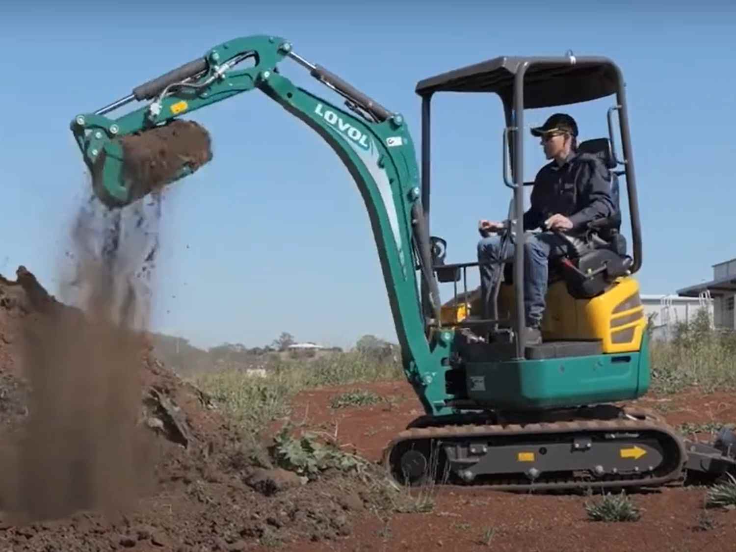 מחפרון בפעולה